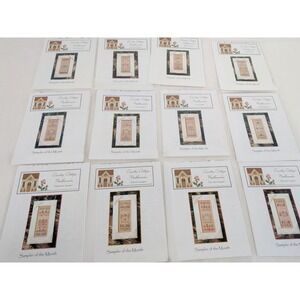 Country Cottage Of The Month  Counted Cross Stitch Pattern Complete Set 12 Month